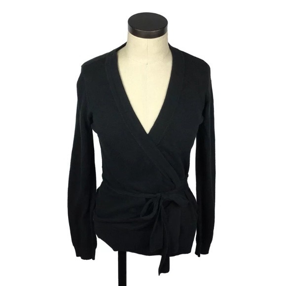 Wrapped Black Knit Sweater - The Gap - Picture 1 of 2